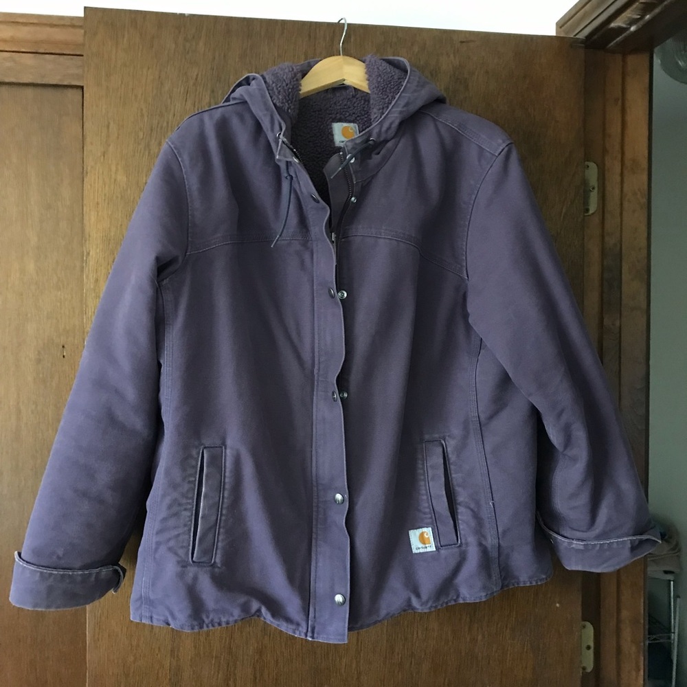 Carhartt Sherpa lined duck coat